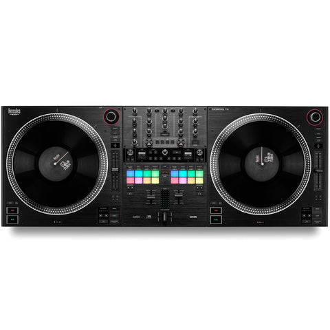 Hercules DJControl Inpulse T10, 2-Deck Motorised DJ Controller Inc. Serato DJ Pro