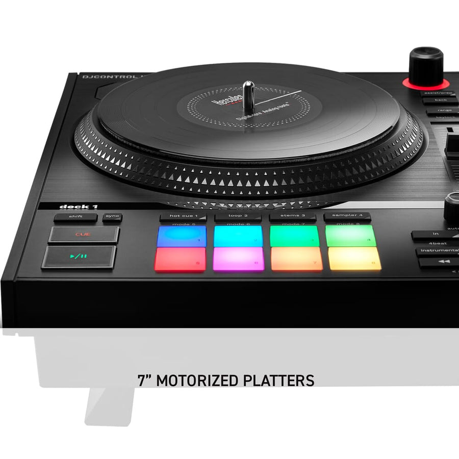 Hercules DJControl Inpulse T7, 2-Deck Motorised DJ Controller Inc. Serato DJ Lite