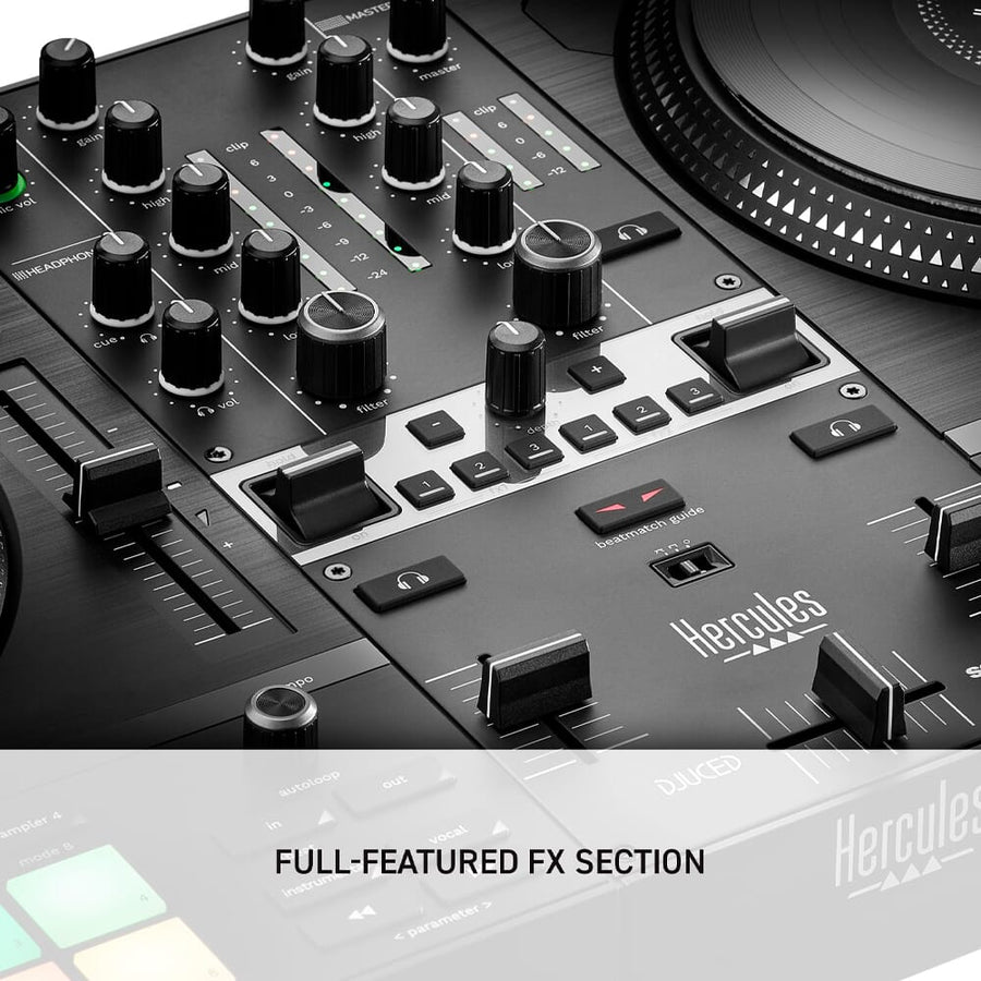 Hercules DJControl Inpulse T7, 2-Deck Motorised DJ Controller Inc. Serato DJ Lite