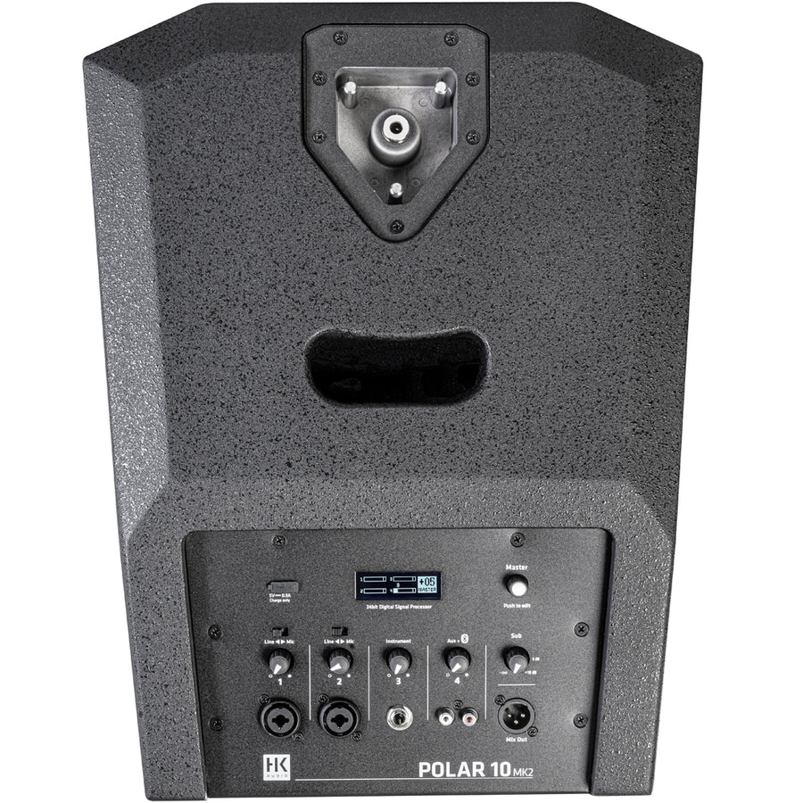 HK Audio Polar 10 MK2 (Black) Bluetooth Column PA System + Transport Covers (1000w RMS)