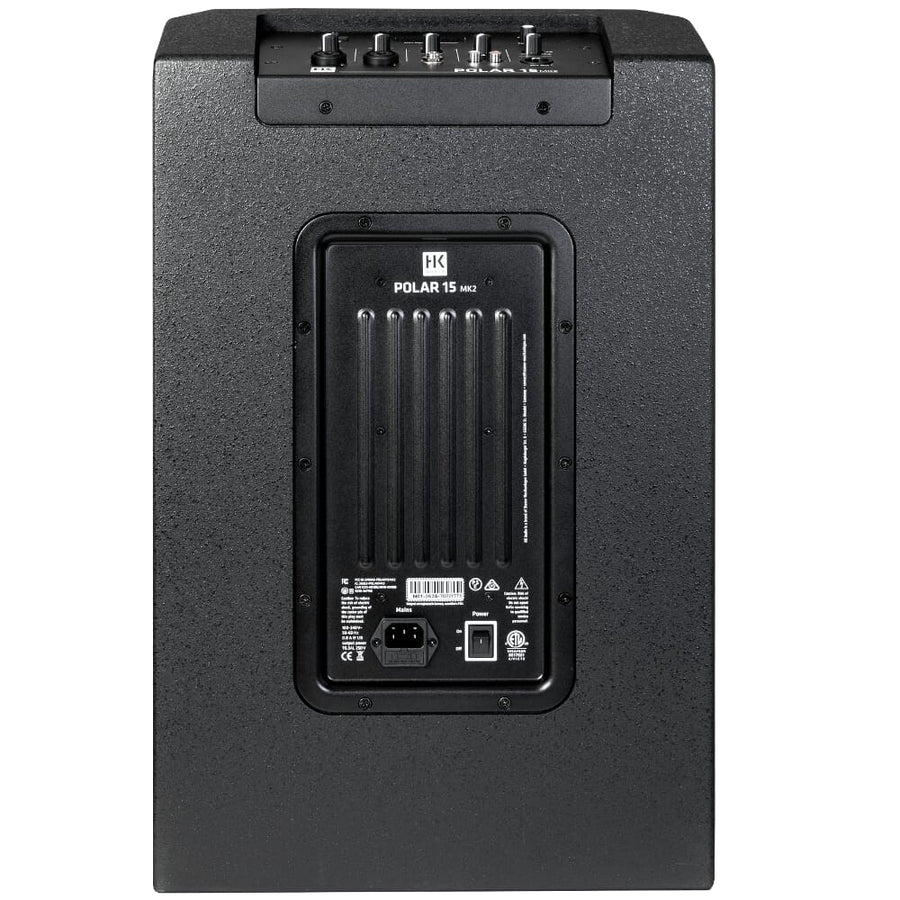 HK Audio Polar 15 MK2 (Black) Bluetooth Column PA System + Transport Covers (500w RMS)