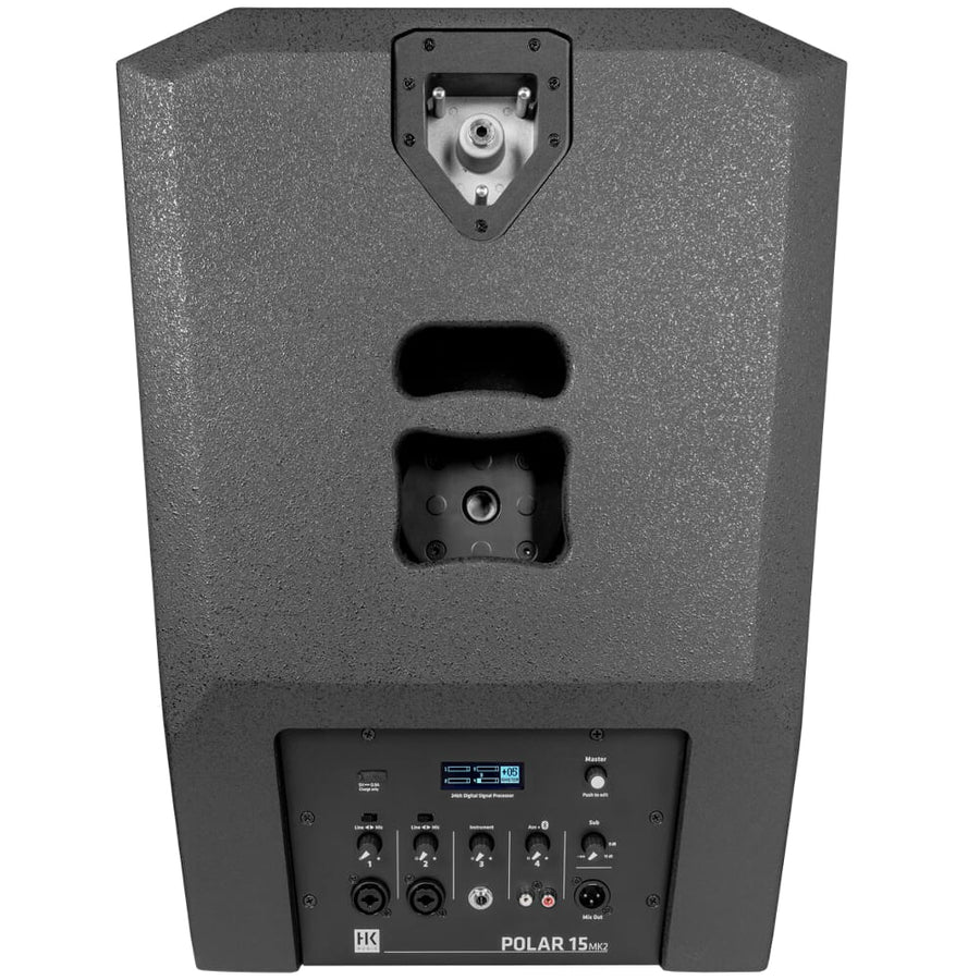 HK Audio Polar 15 MK2 (Black) Bluetooth Column PA System + Transport Covers (500w RMS)
