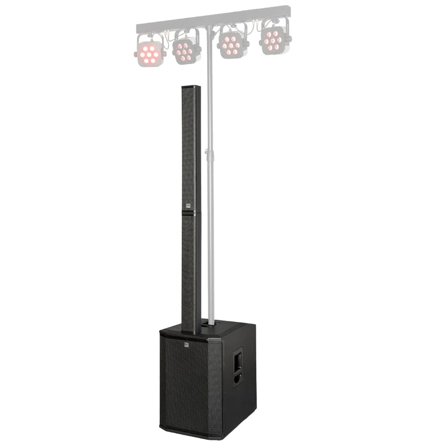 HK Audio Polar 15 MK2 (Black) Bluetooth Column PA System + Transport Covers (500w RMS)