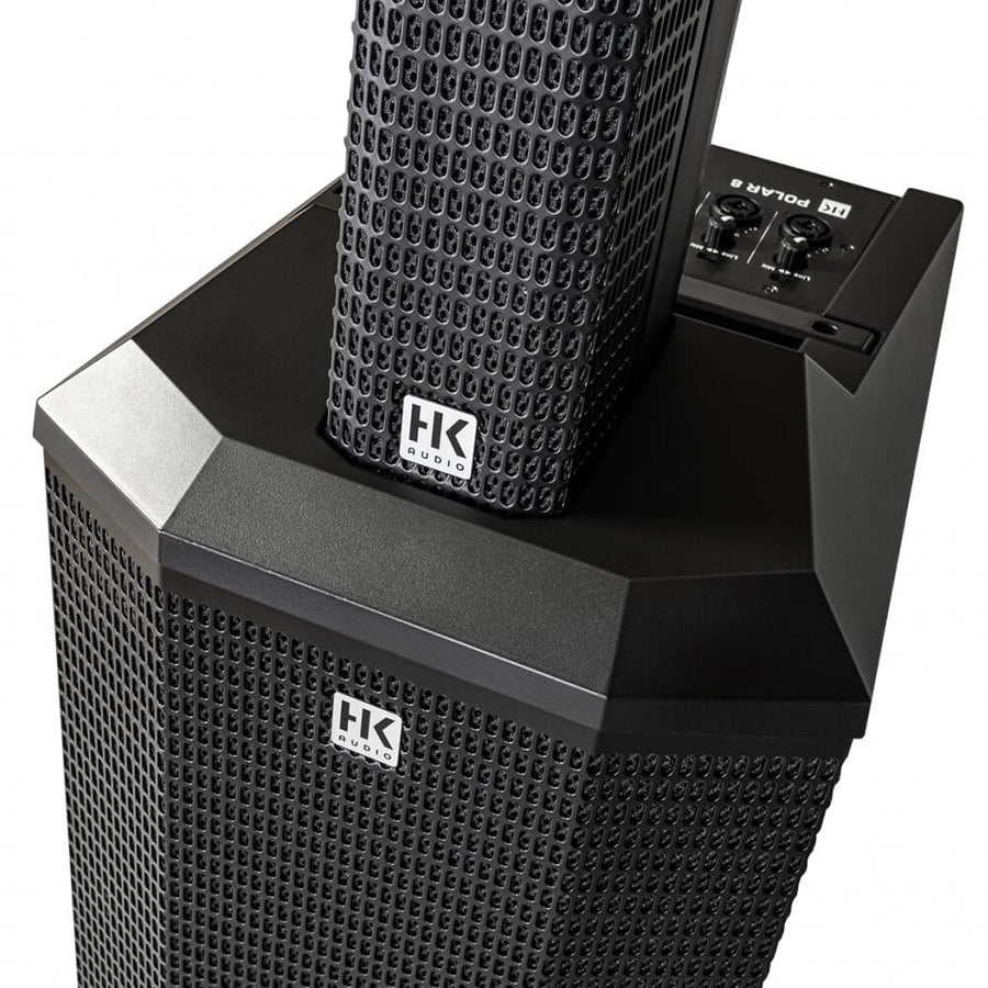 HK Audio Polar 8 Bluetooth Column PA System + Transport Covers (600w RMS)