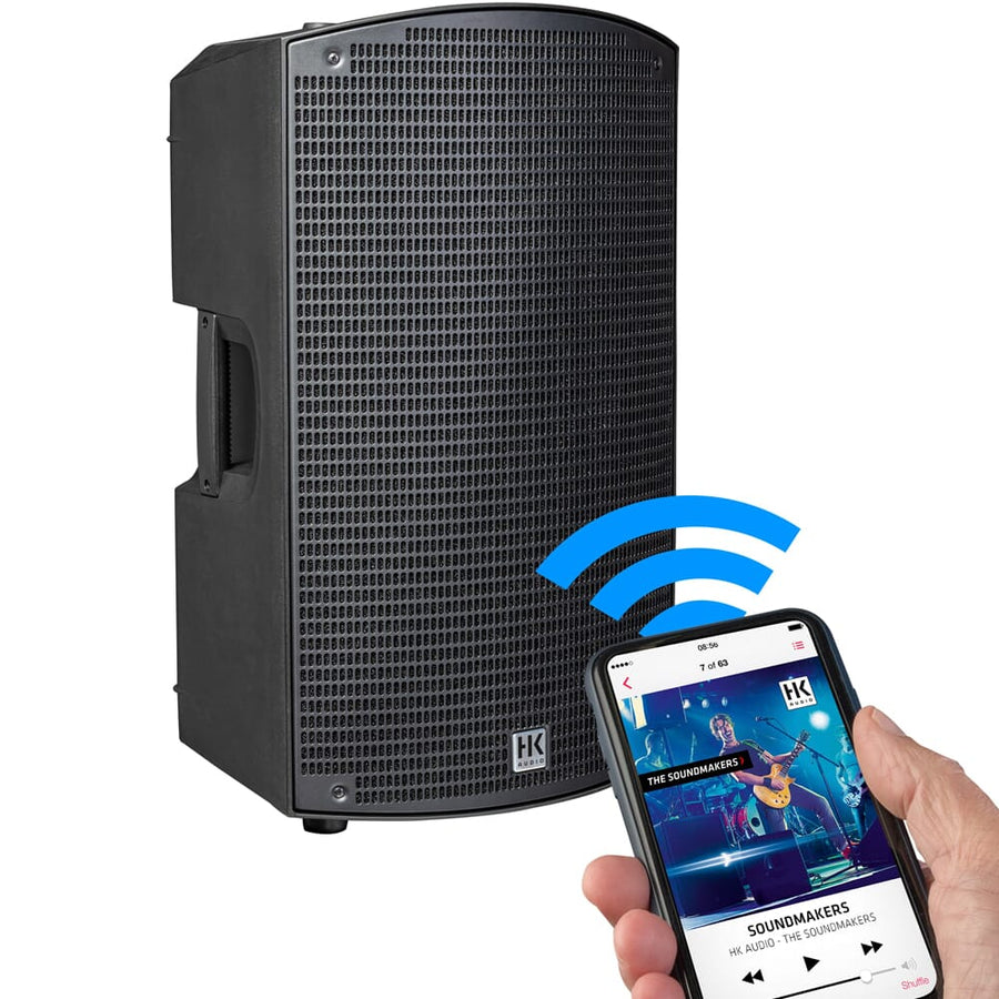 HK Audio Sonar 112 Xi, Active PA Speaker with Bluetooth, Single (600w RMS)