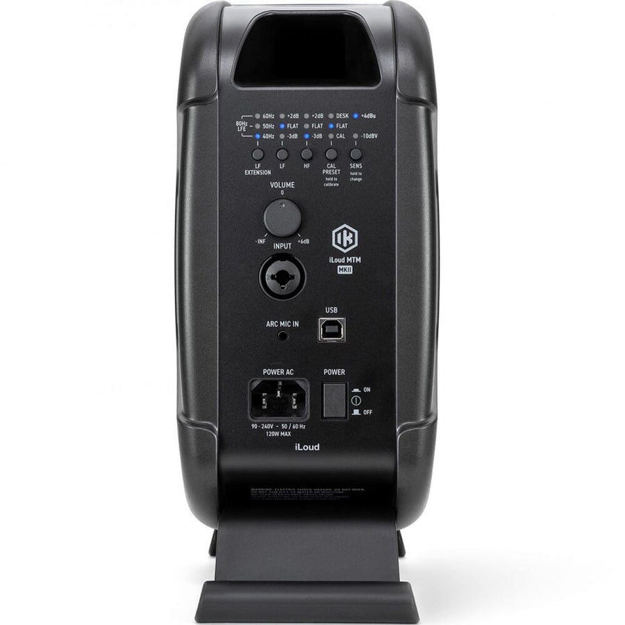 IK Multimedia iLoud MTM MKII Studio Monitors (Pair) + ARC Measurement Microphone