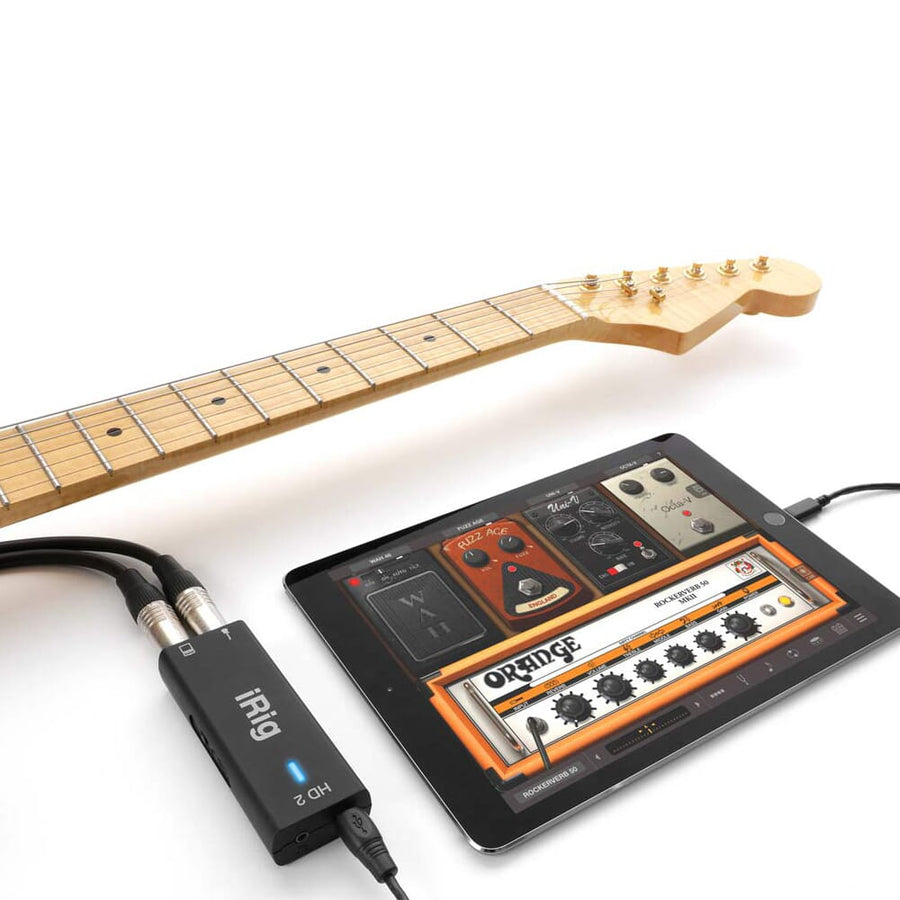 IK Multimedia iRig HD 2, Digital Guitar Interface For iOS, Android, Mac & PC
