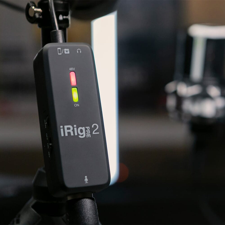 IK Multimedia iRig Pre 2, Mobile Microphone Interface For iOS, Android, Mac & PC