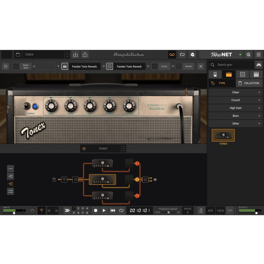 IK Multimedia Amplitube ToneX Effects Pedal