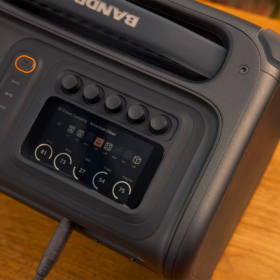 JBL BandBox Trio, Portable AI-Powered Practice Amp and Speaker with Stem Separation
