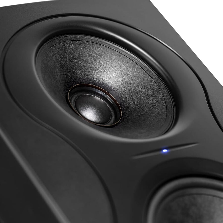 Kali Audio IN-5 Black Active Studio Monitors, Isolation Pads & Leads Bundle