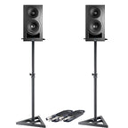 Kali Audio IN-5 Black (Pair) + Monitor Stands + Leads Bundle