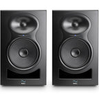 Kali Audio LP6 V2 Black (Pair) + Isolation Pads & Leads Bundle