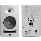 Kali Audio LP6 V2 White (Pair) + Isolation Pads & Leads Bundle