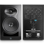 Kali Audio LP8 V2 Black (Pair) + Isolation Pads & Leads Bundle