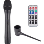 Kam RZ15AP, Portable PA with Media Player, USB & SD Card Input + VHF Dual Microphones & Bluetooth (Single - 300W RMS)