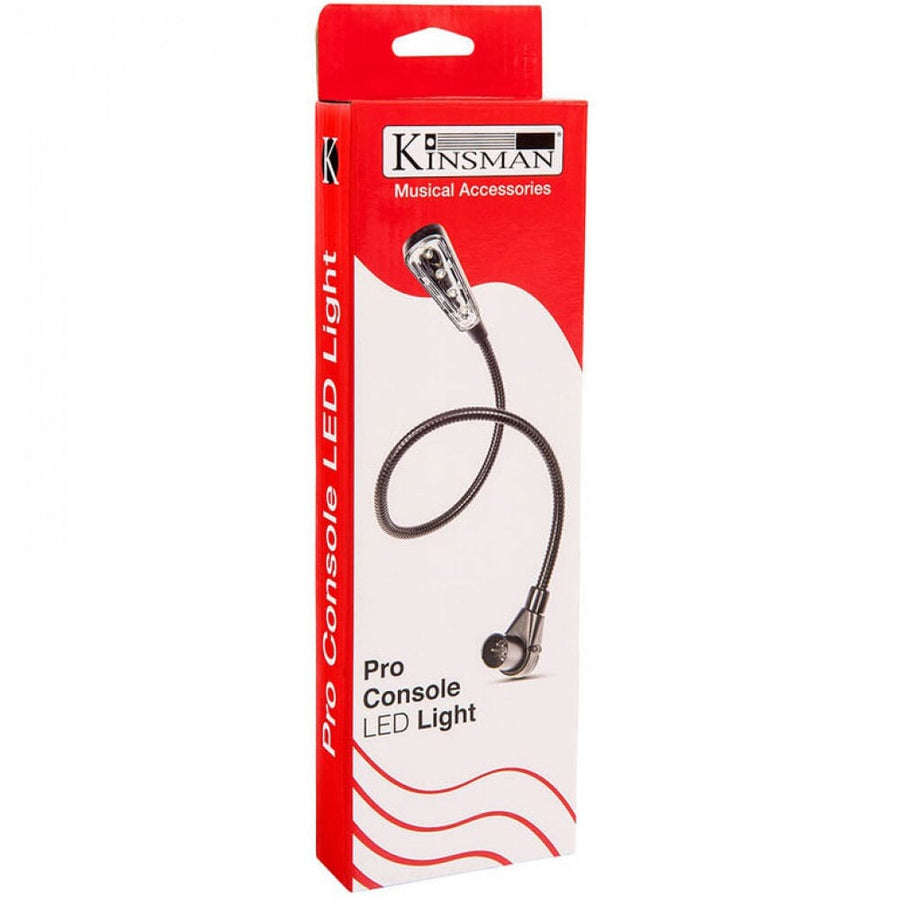 Kinsman Pro Console LED Light, Flexible Gooseneck, 4-Pin XLR
