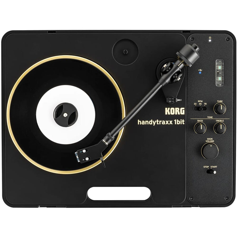 Korg handytraxx 1bit, Battery Powered, Portable Turntable with Built-In Speakers