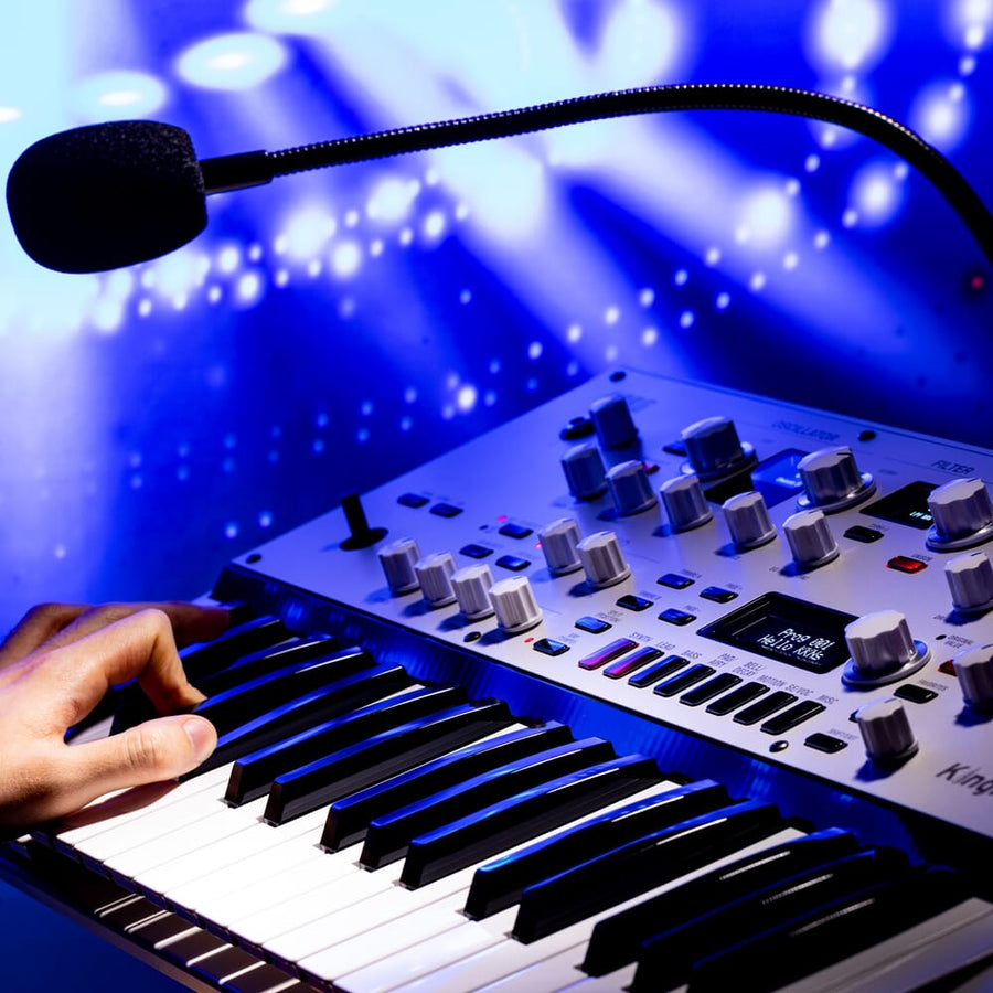 Korg KingKORG Neo, Analogue Keyboard Synthesizer with Vocoder Microphone