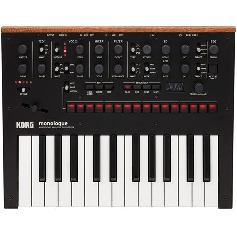 Korg Monologue Analogue Synthesizer Black
