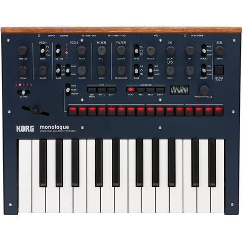 Korg Monologue Analogue Synthesizer Blue