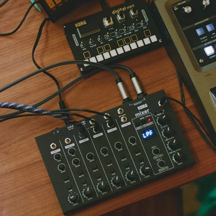 Korg Nu:Tekt NTS-4 Mixer DIY Kit, 6-Channels & 24-bit USB Connectivity