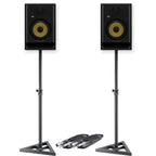 KRK Rokit RP7 G5 (Pair) + Monitor Stands + Leads Bundle