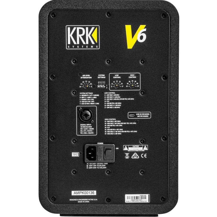 KRK V6-S4 Active Studio Monitor (Single)