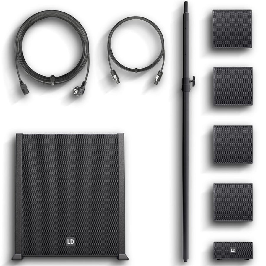 LD Systems CURV 500 ES,  Portable Array PA System with Bluetooth (460w RMS)