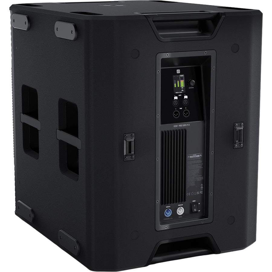 LD Systems ICOA PRO Sub 21A, Active PA Subwoofer (Single - 1500w RMS)