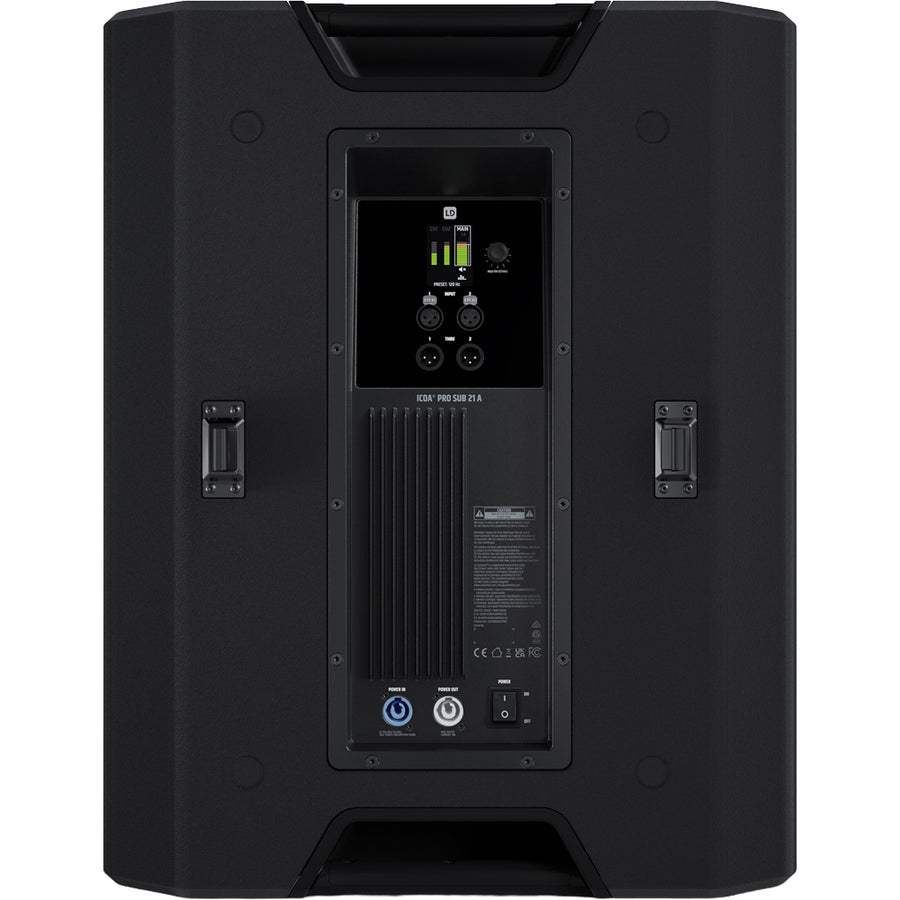 LD Systems ICOA PRO Sub 21A, Active PA Subwoofer (Single - 1500w RMS)