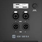 LD Systems ICOA Sub 15A, Bass Reflex PA Subwoofer (400w RMS)