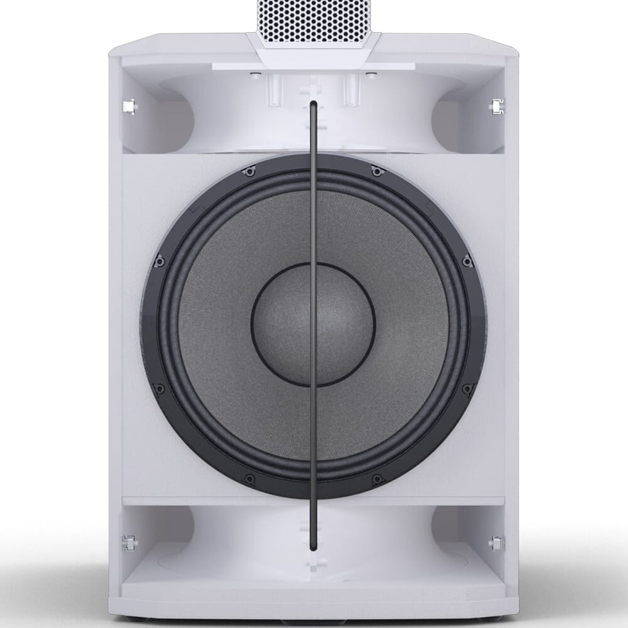 LD Systems MAUI 28 G3W White Column PA System + Carry Bag & Sub Cover (1030w RMS)