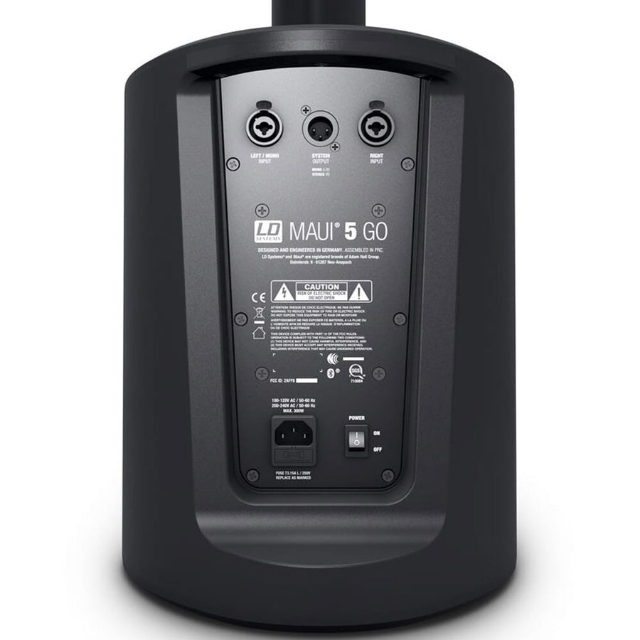 LD Systems MAUI 5 GO Battery Powered PA System with Mixer & Bluetooth (200w RMS)