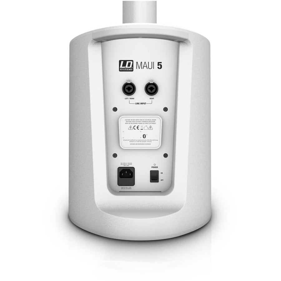 LD Systems MAUI 5W Column PA System with Mixer & Bluetooth (200w RMS)