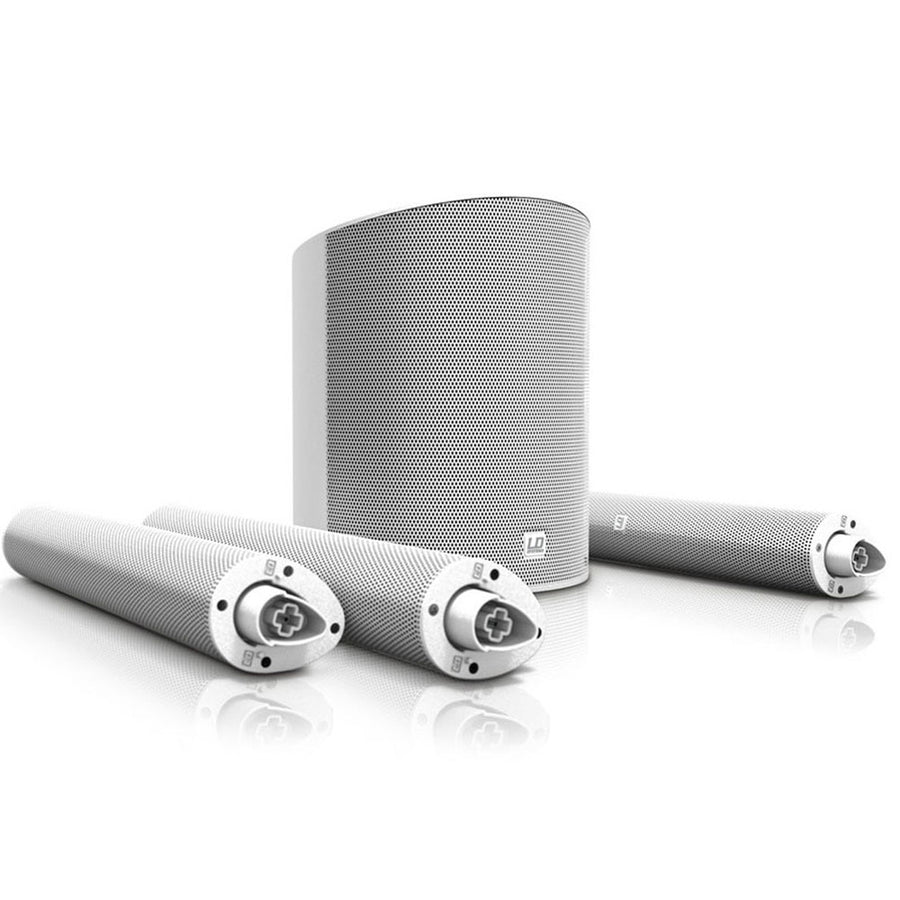 LD Systems MAUI 5 GO-White, Battery Powered PA System + Carry Bag & Sub Cover (200w RMS)