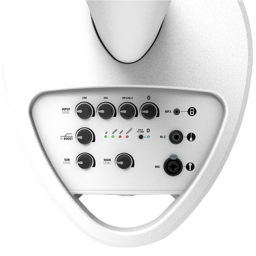 LD Systems MAUI 5 GO-White, Battery Powered PA System + Carry Bag & Sub Cover (200w RMS)