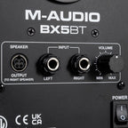 M-Audio BX5BT, 5-inch, 120 Watts Multimedia Monitors with Bluetooth (Pair)