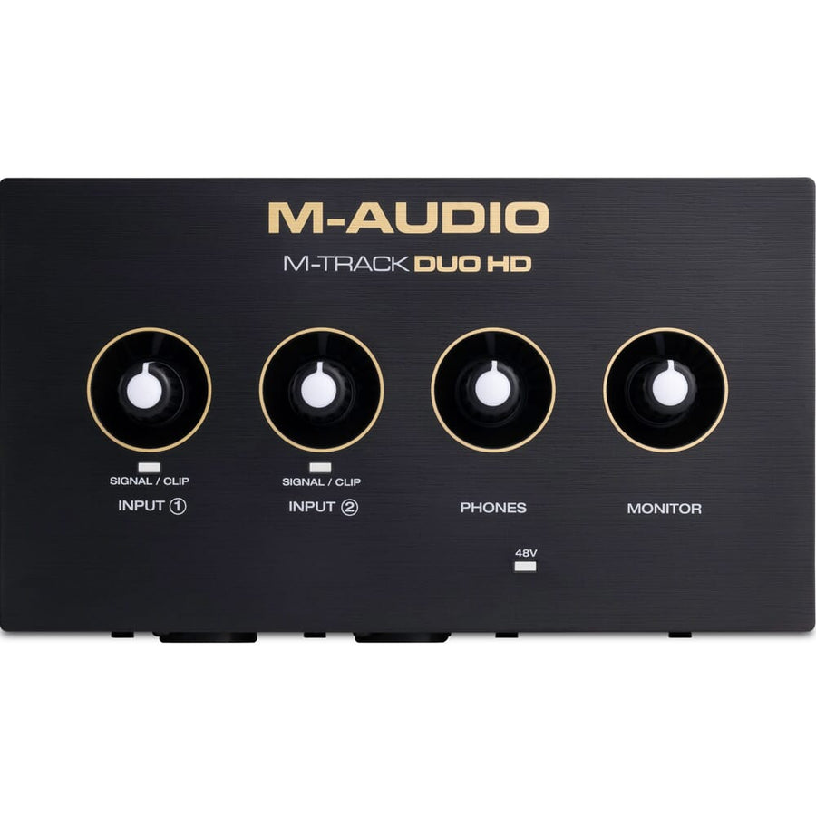 M-Audio M-Track Duo HD Producer Pack, Audio Interface + Microphone & Headphones