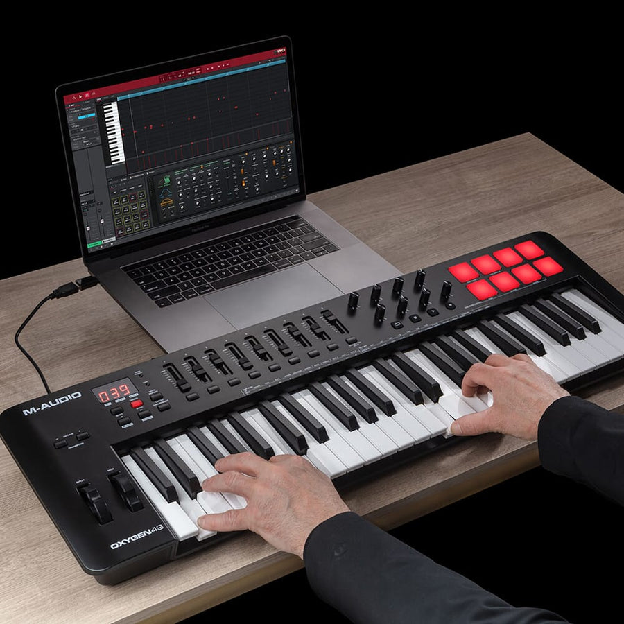 M-Audio Oxygen 49 MKV, 49-Key USB MIDI Controller Keyboard + Komplete Select