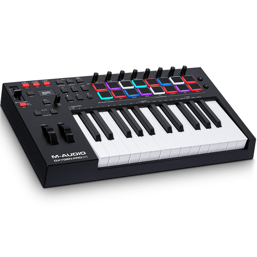 M-Audio Oxygen Pro 25, USB MIDI Keyboard Controller + Komplete Select