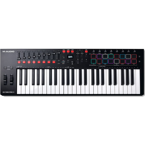 M-Audio Oxygen Pro 49, USB MIDI Keyboard Controller + Komplete 15 Select