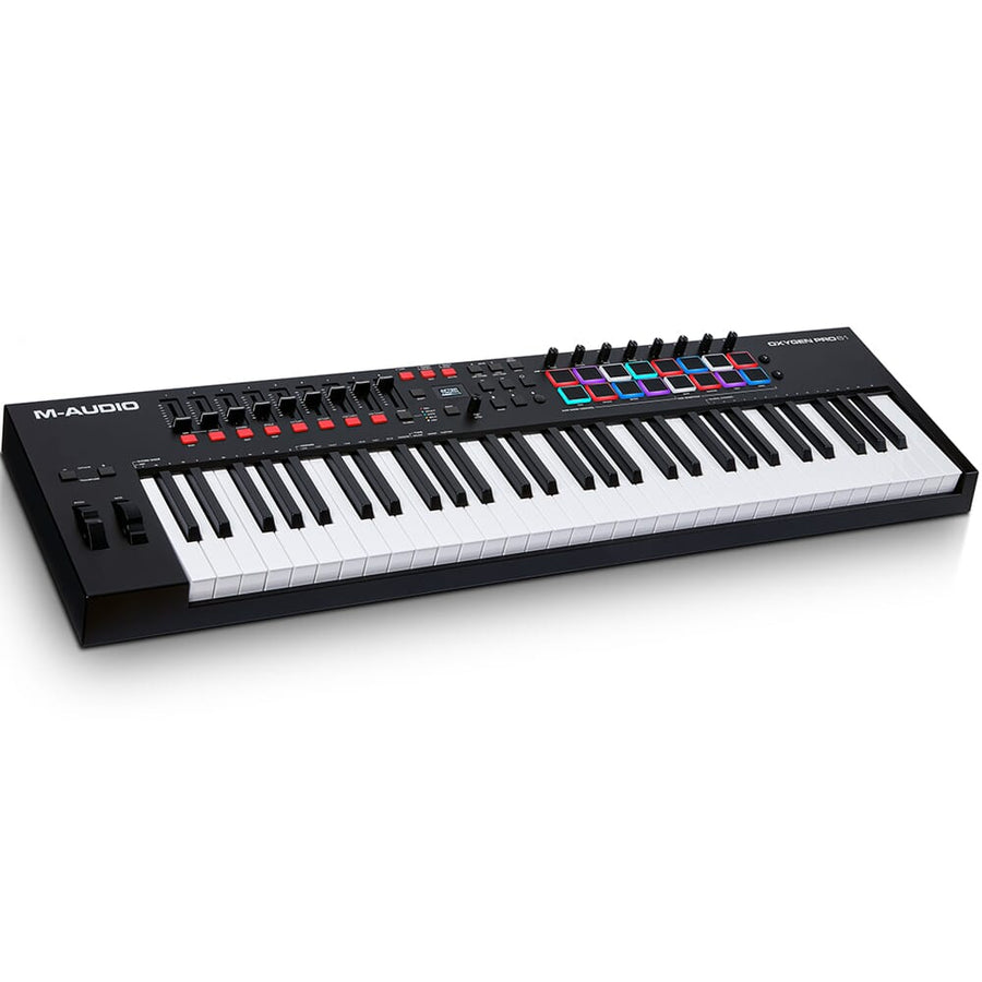 M-Audio Oxygen Pro 61, USB MIDI Keyboard Controller + Komplete Select