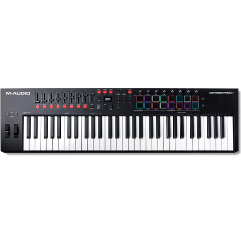 M-Audio Oxygen Pro 61, USB MIDI Keyboard Controller + Komplete 15 Select