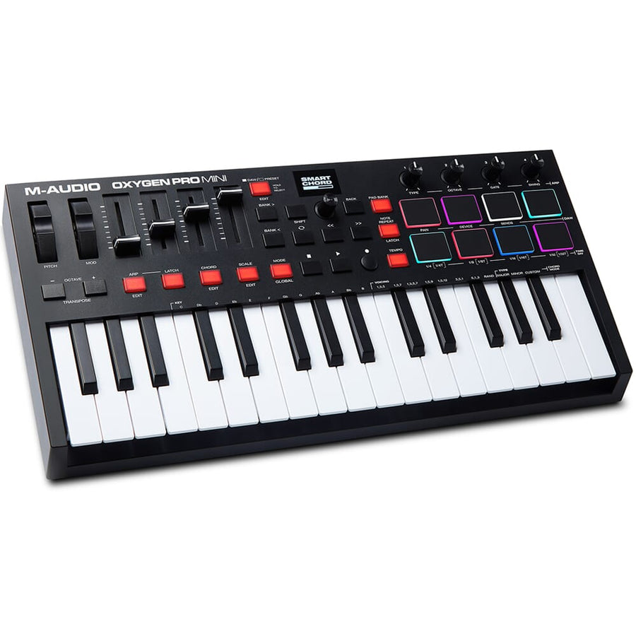 M-Audio Oxygen Pro Mini, 32-Key USB MIDI Keyboard Controller + Komplete Select