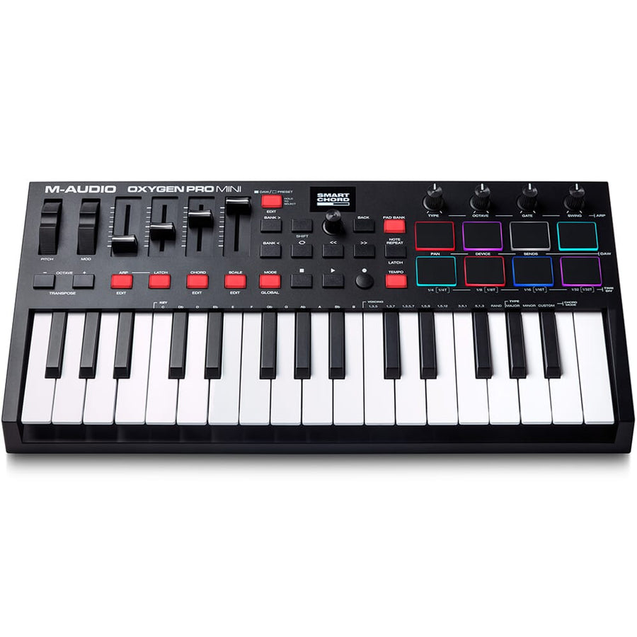M-Audio Oxygen Pro Mini, 32-Key USB MIDI Keyboard Controller + Komplete Select