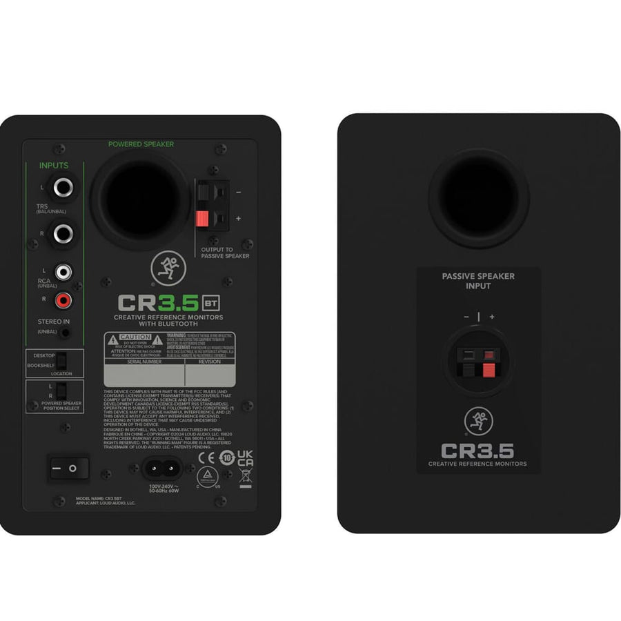 Mackie CR3.5BT (V3) Active Studio Monitors with Bluetooth