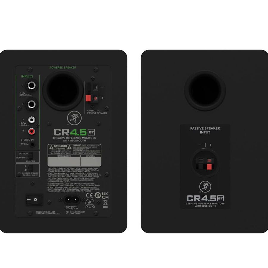 Mackie CR4.5BT (V3) Active Studio Monitors with Bluetooth