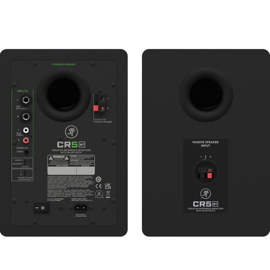 Mackie CR5BT (V3) Active Studio Monitors with Bluetooth