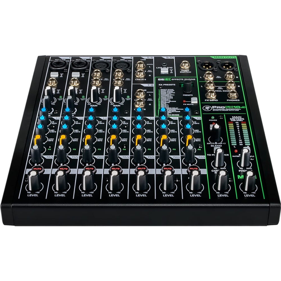 Mackie ProFX10v3, 10-Channel Pro Effects USB Mixer